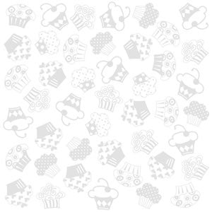 Bazzill: Glazed Cardstock - Cupcake WHITE 12 x 12"