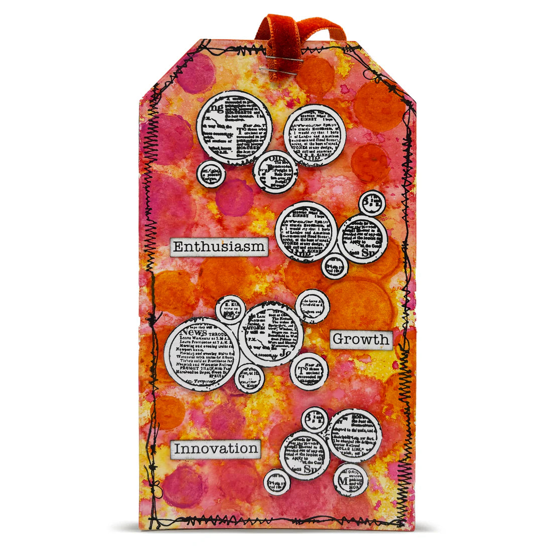 Aall and Create - Clear stamp set -Through the Lens - Circles & Strokes - A6