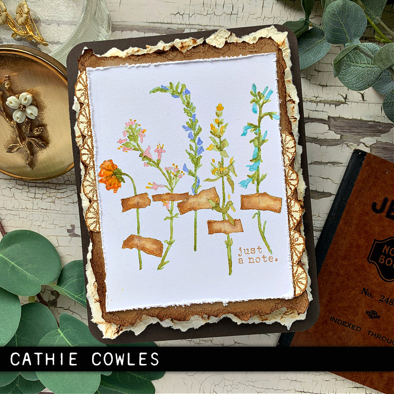 Tim Holtz Collection - Cling Stamps - Forgotten Garden