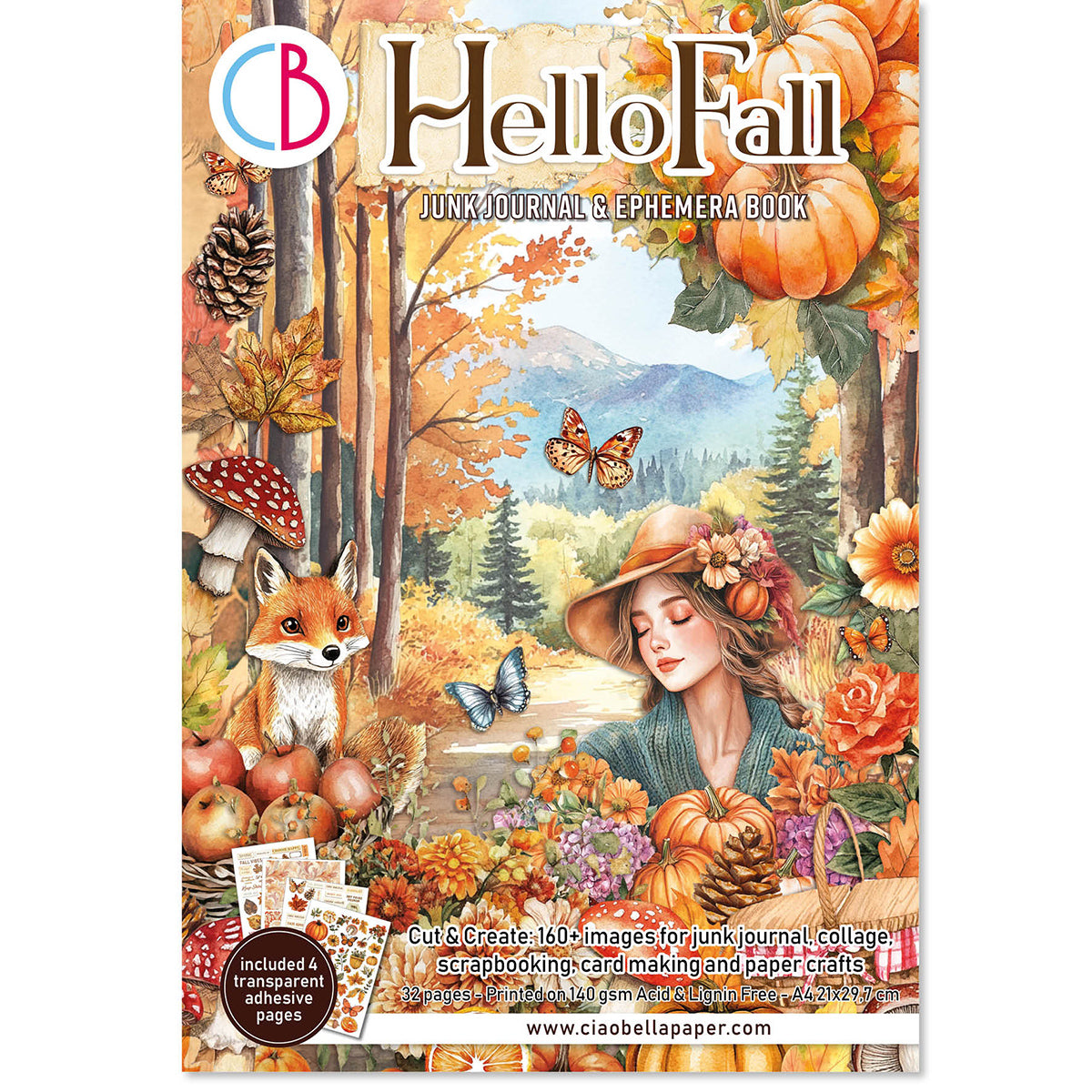 Ciao Bella - Junk Journal & Ephemera Book - Hello Fall