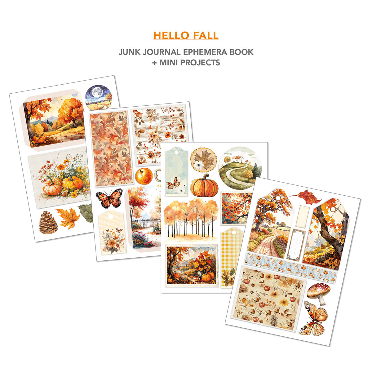 Ciao Bella - Junk Journal & Ephemera Book - Hello Fall