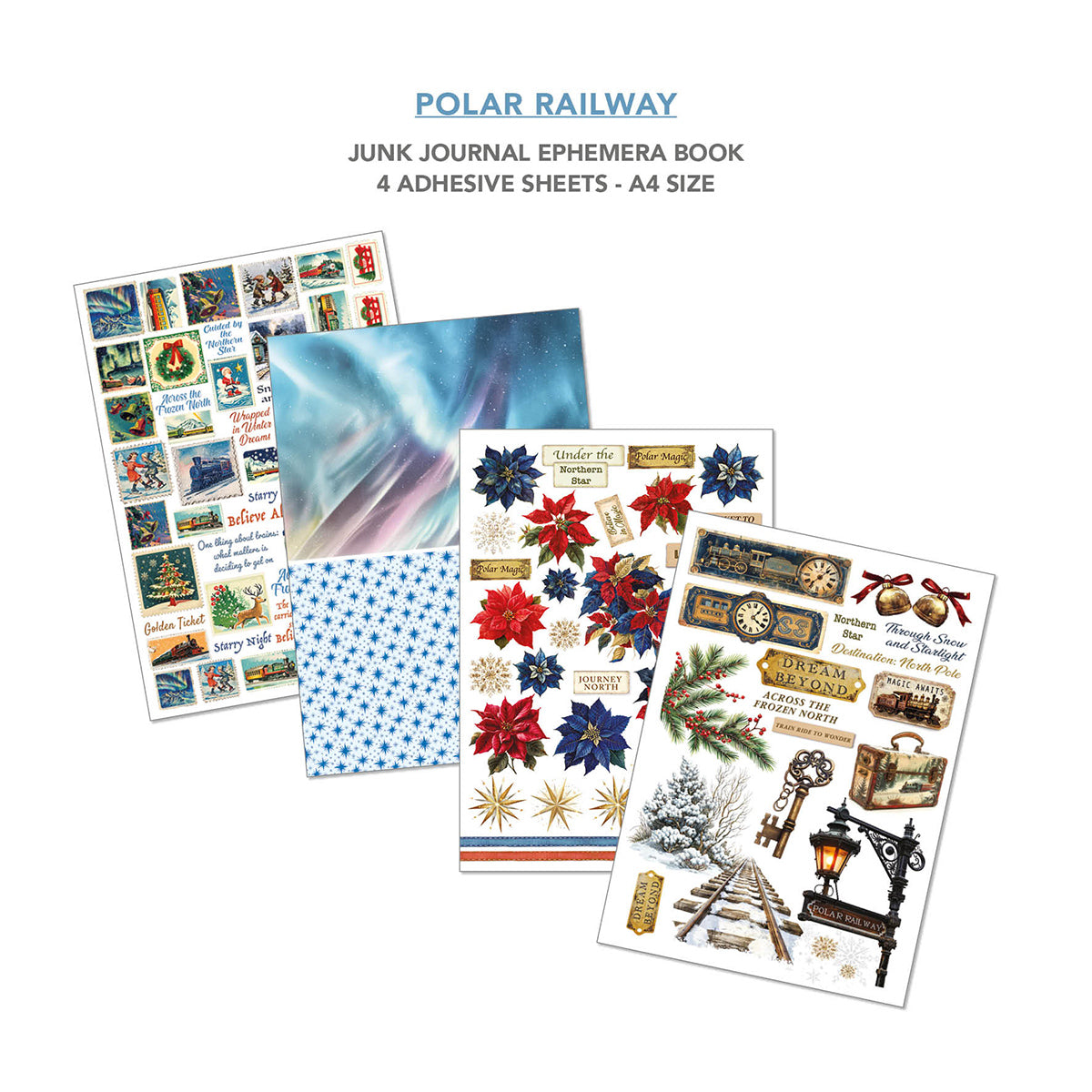Ciao Bella - Junk Journal & Ephemera Book - Polar Railway