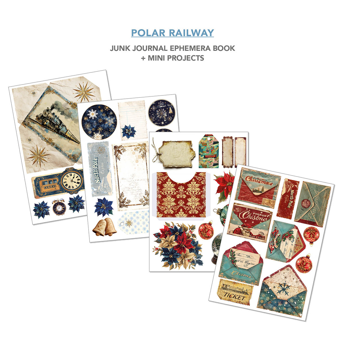 Ciao Bella - Junk Journal & Ephemera Book - Polar Railway