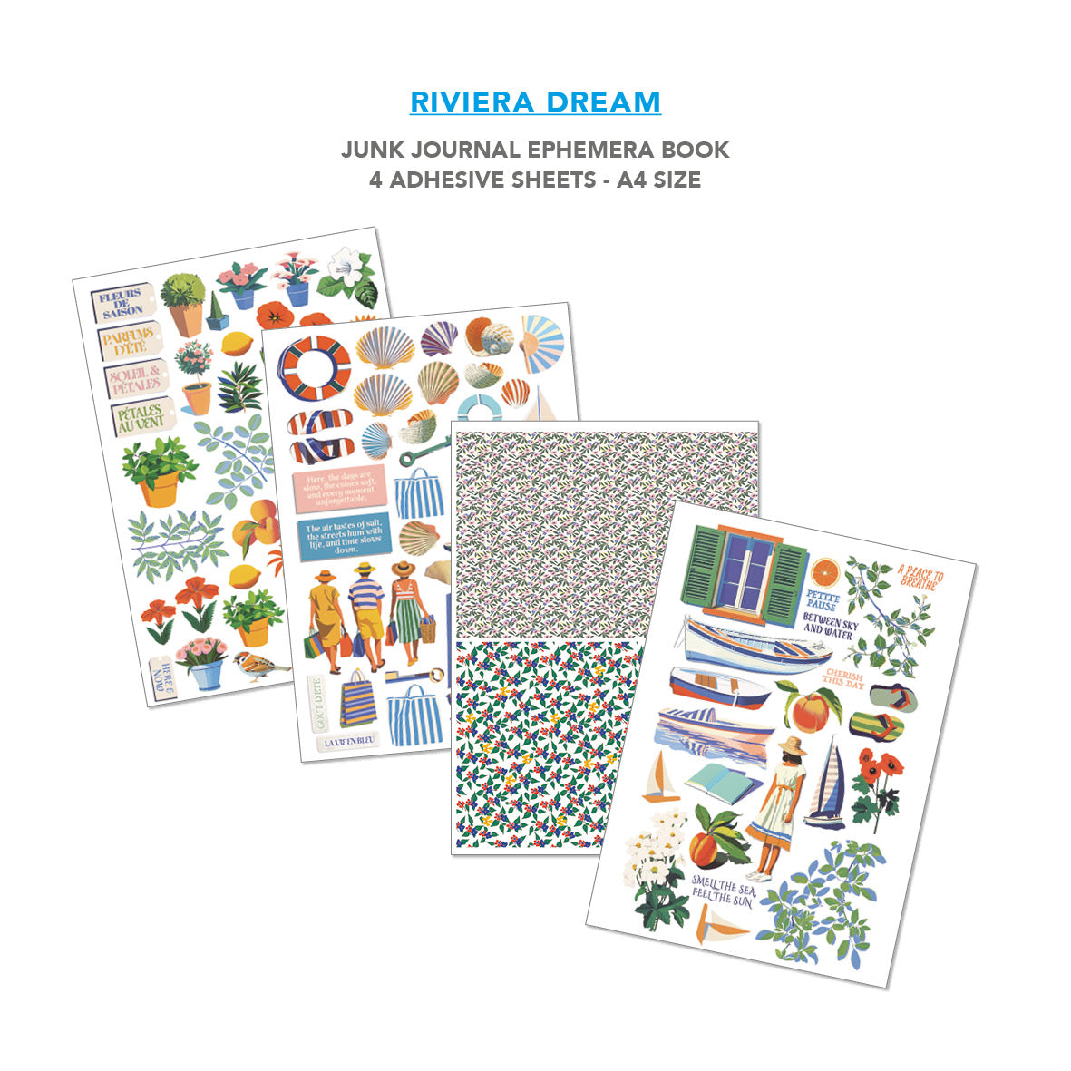 Ciao Bella - Junk Journal & Ephemera Book - Riviera Dream