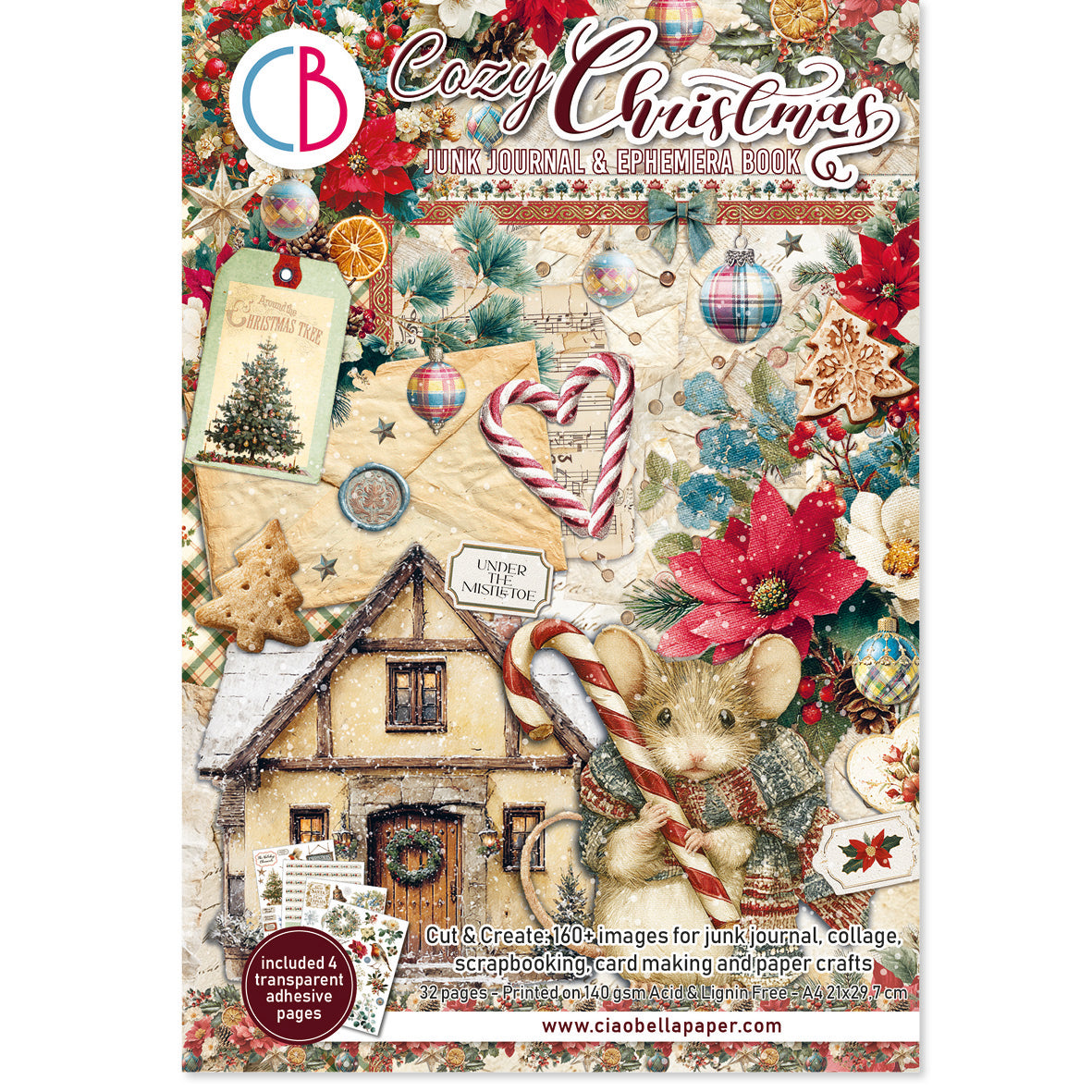 Ciao Bella - Junk Journal & Ephemera Book - Cozy Christmas