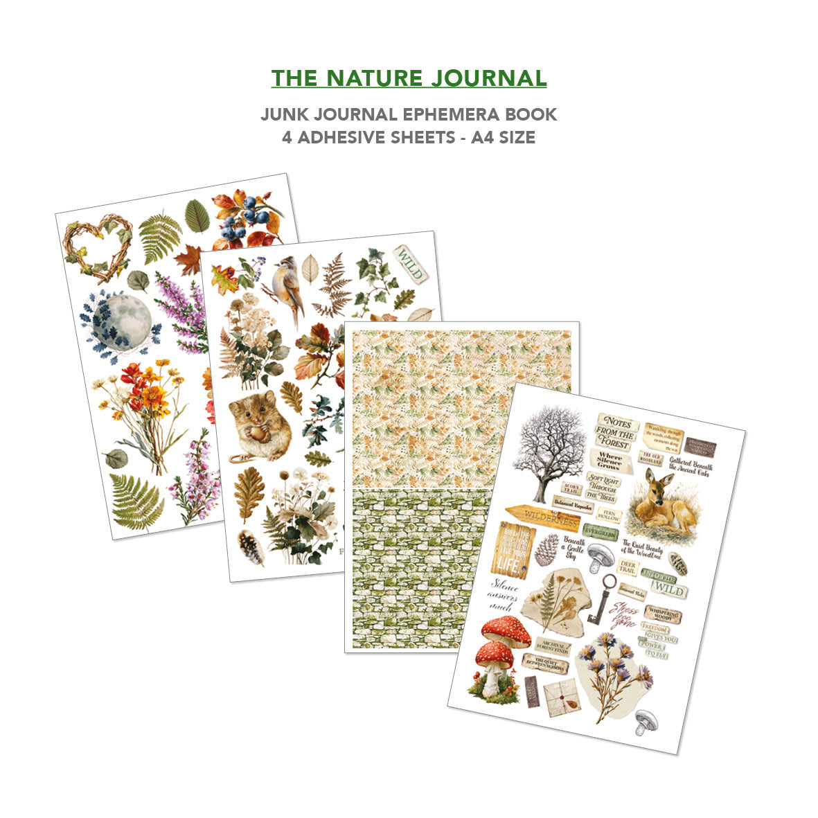 Ciao Bella - Junk Journal & Ephemera Book -The Nature Journal