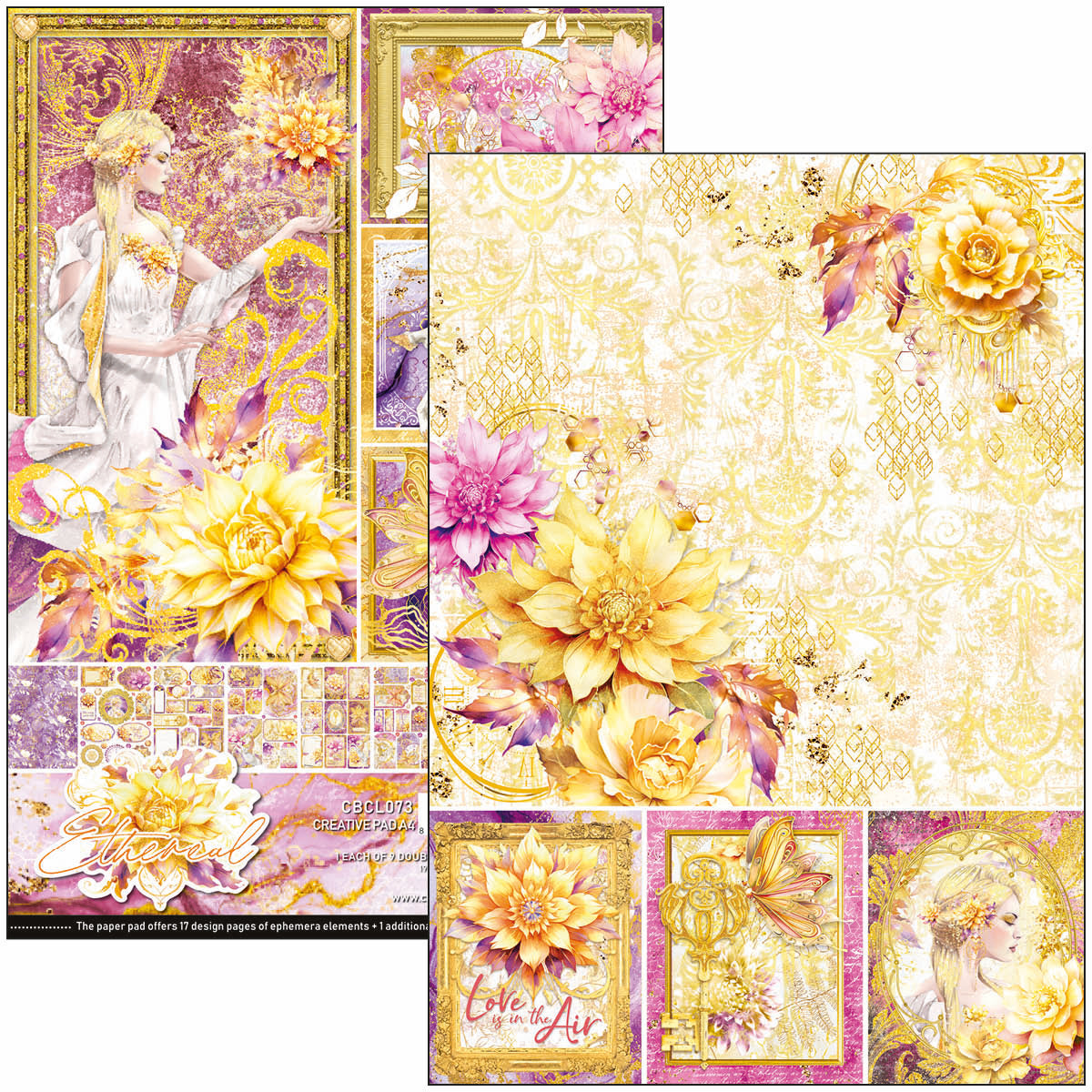 Ciao Bella - Ethereal - Paper Pack   (9 ark) A4