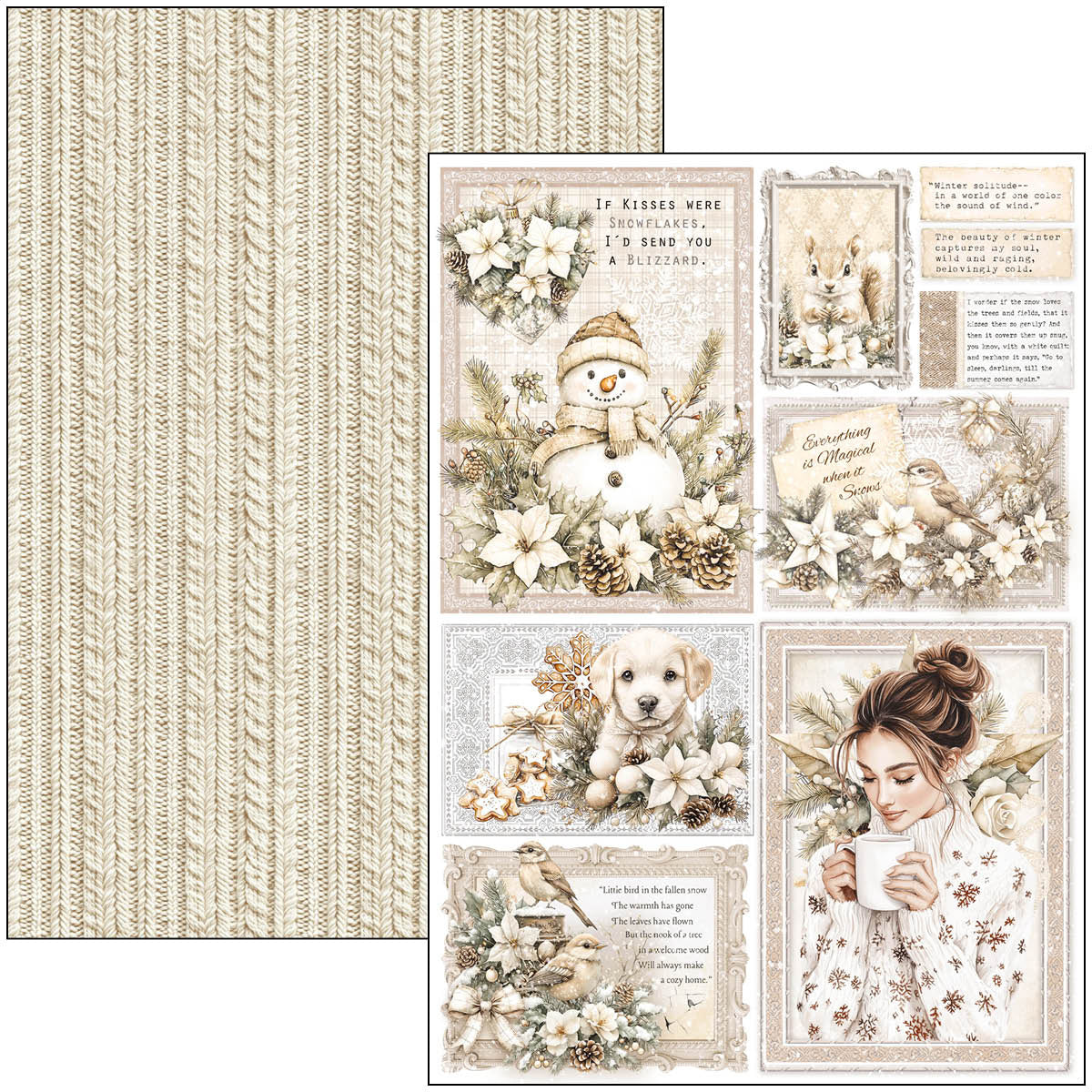 Ciao Bella - Winter Season - Paper Pack (9 ark) A4