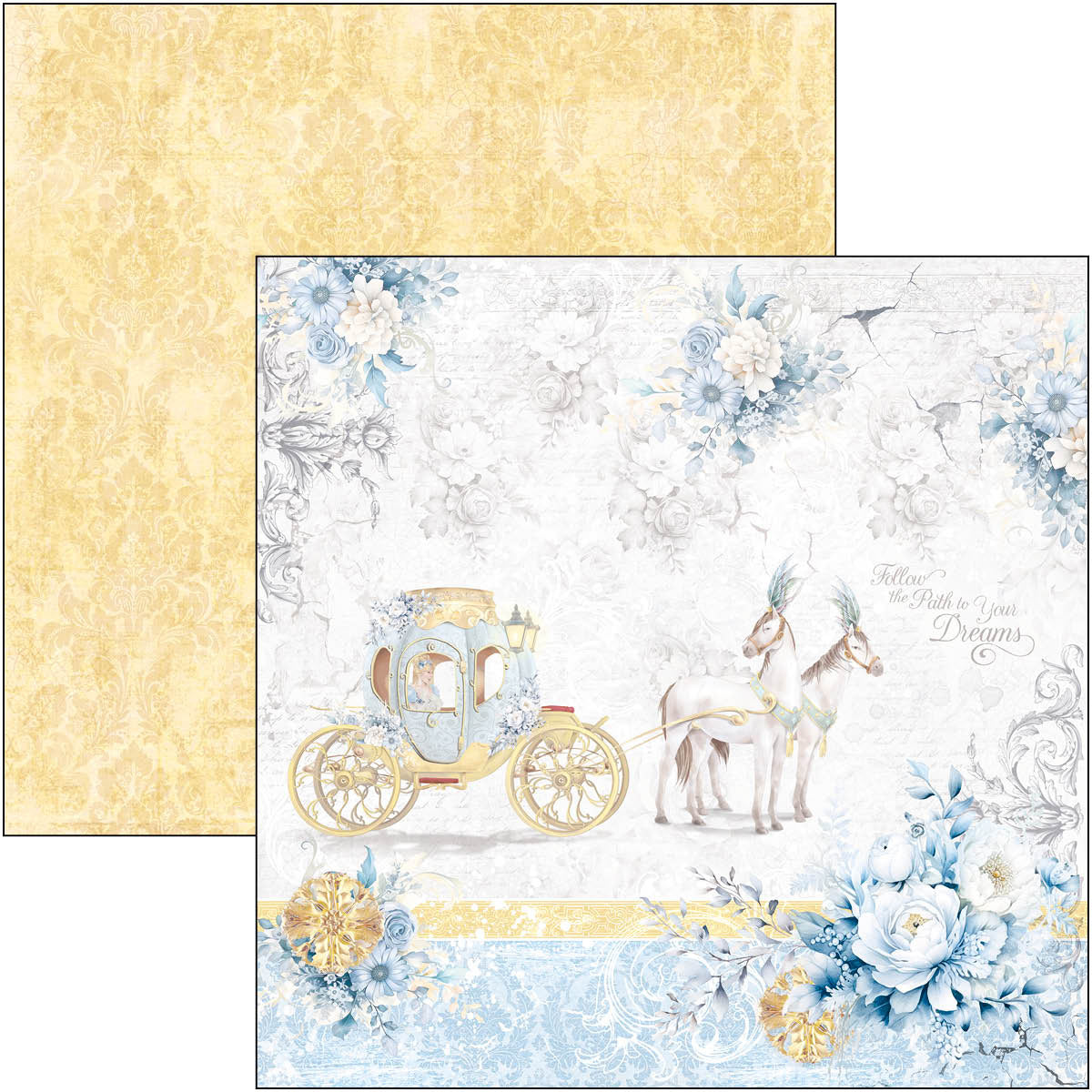 Ciao Bella - Midnight Spell - Paper Pack (12 ark) 12 x 12"