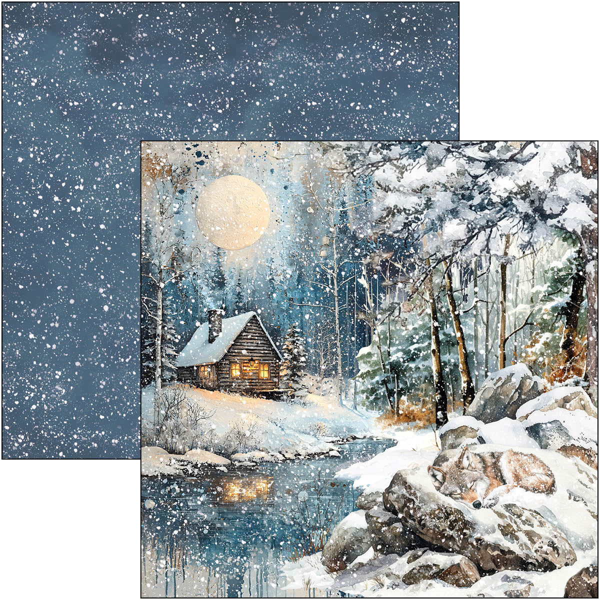 Ciao Bella - Forest Tales - Paper Pack (12 ark) 12 x 12"