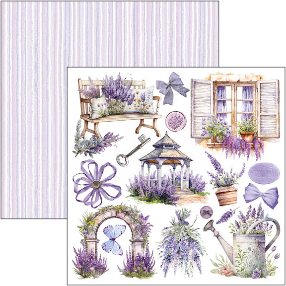 Ciao Bella - Morning in provence -  Fussy Cut Paper Pad  - 6 x 6"