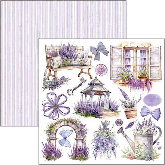 Ciao Bella - Morning in provence - Fussy Cut Paper Pad - 6 x 6"