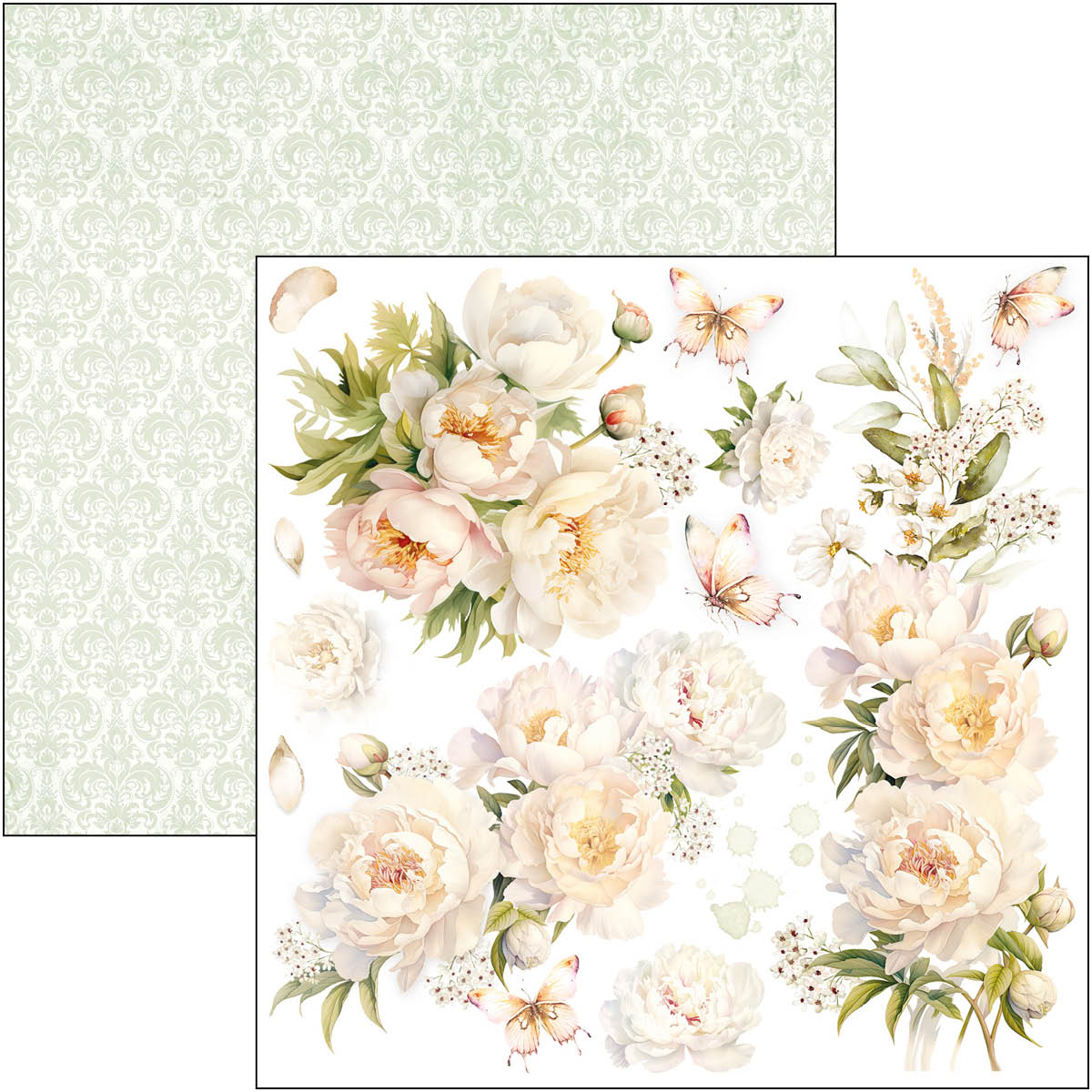 Ciao Bella - Always & Forever - Fussy Cut Paper Pad - 6 x 6"