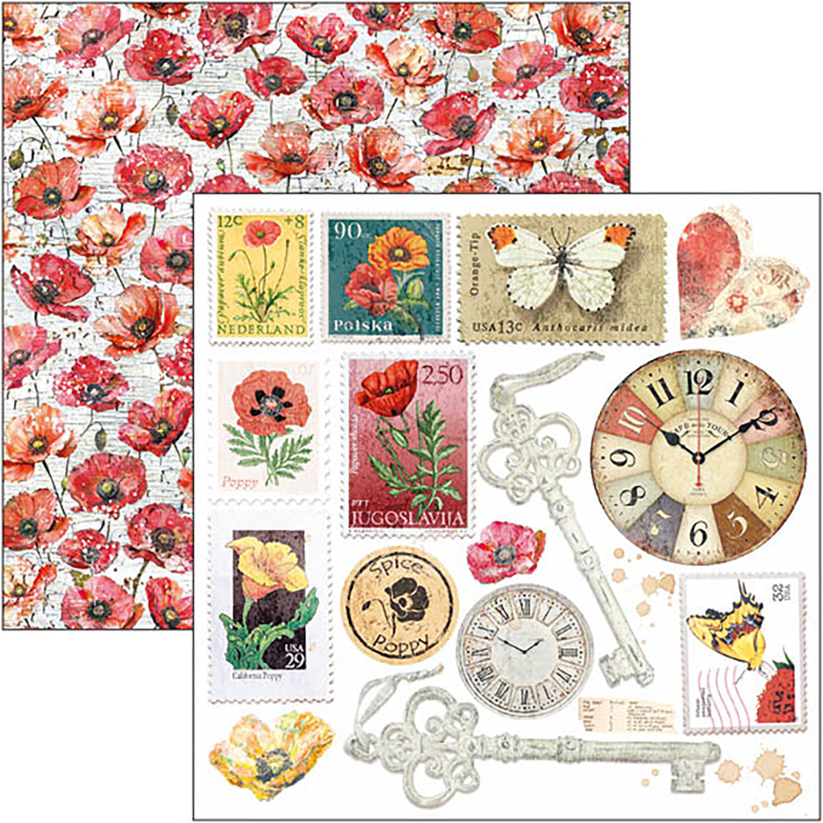 Ciao Bella - Majestic Dream - Fussy Cut Paper Pad - 6 x 6"