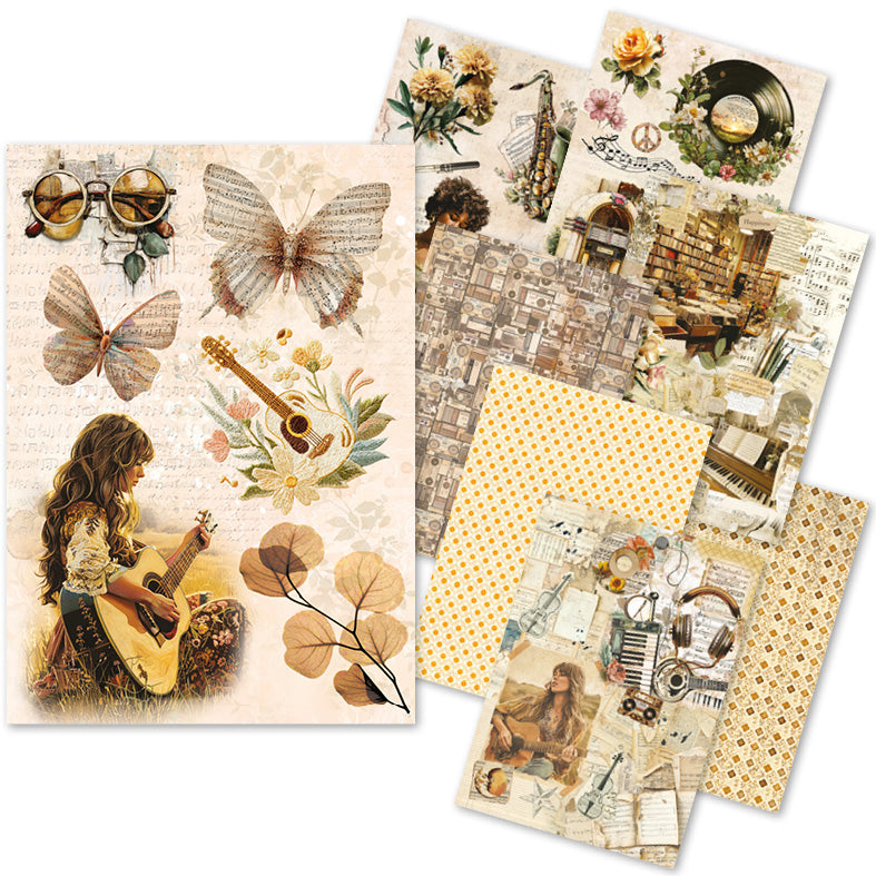 Ciao Bella - Seventies - Rice Paper Mixed - A5