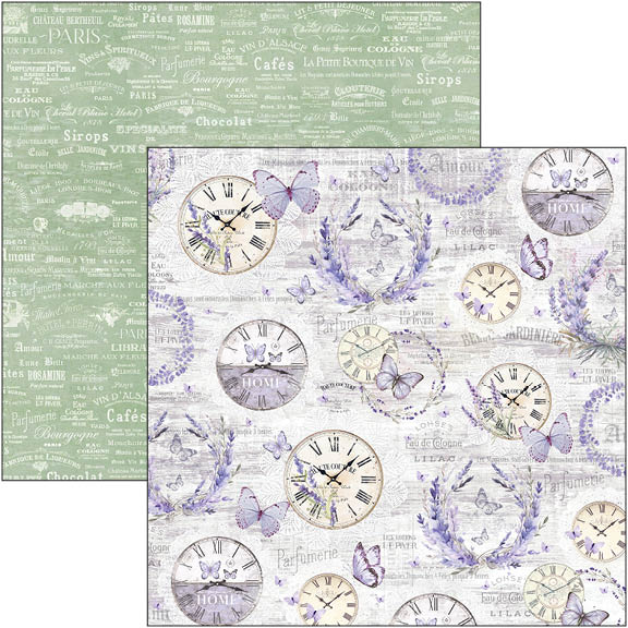 Ciao Bella - Morning in provence - Paper Pack  (8 ark)  12 x 12"
