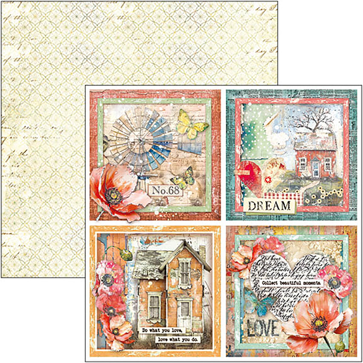 Ciao Bella - Majestic Dream - Paper Pack (8 ark) 12 x 12"