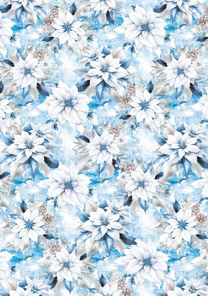 Ciao Bella - Elegance of Blue - Vellum Patterns Pack - A4