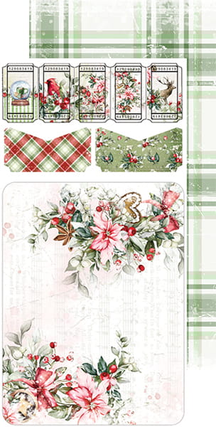 Craft O'Clock - Warm and Peaceful - Junk Journal extras set