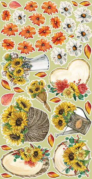 Craft O'Clock - Autumn Beauty - Extras Set - Flowers