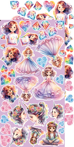 Craft O'Clock - Unicorn Sweet - Extras Set - Unicorns & Girls