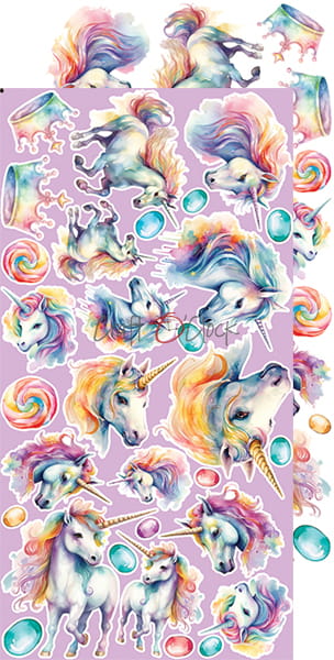 Craft O'Clock - Unicorn Sweet - Extras Set - Unicorns & Girls