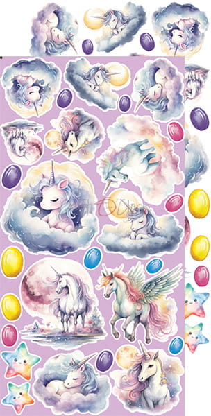 Craft O'Clock - Unicorn Sweet - Extras Set - Unicorns & Girls
