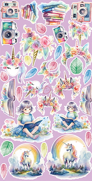 Craft O'Clock - Unicorn Sweet - Extras Set - Unicorns & Girls