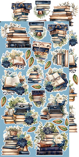 Craft O'Clock - Lovely when you read - Extras Set - Flowers & More