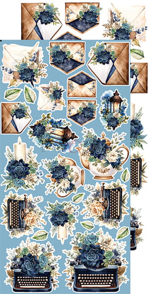 Craft O'Clock - Lovely when you read - Extras Set - Flowers & More