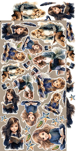 Craft O'Clock - Lovely when you read - Extras Set - MIX