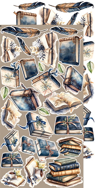 Craft O'Clock - Lovely when you read - Extras Set - Book Lovers