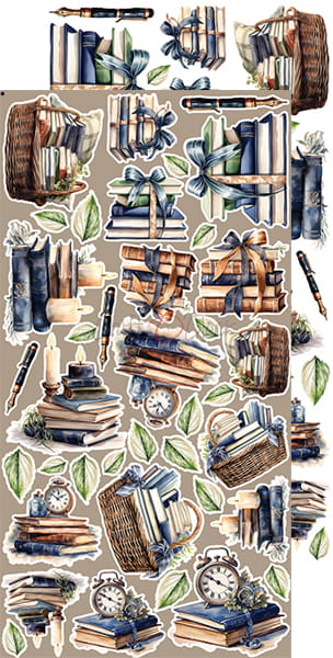 Craft O'Clock - Lovely when you read - Extras Set - Book Lovers