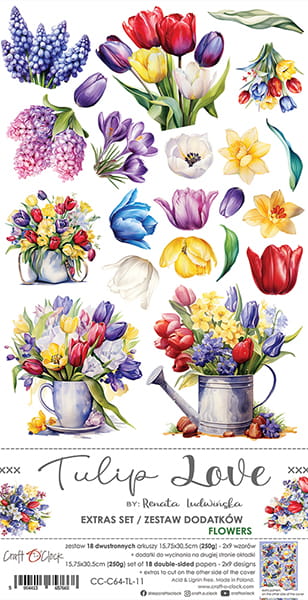 Craft O'Clock - Tulip Love - Extras Set - Flowers
