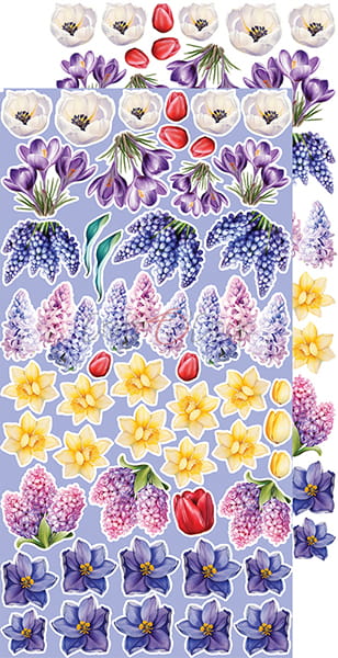 Craft O'Clock - Tulip Love - Extras Set - Flowers