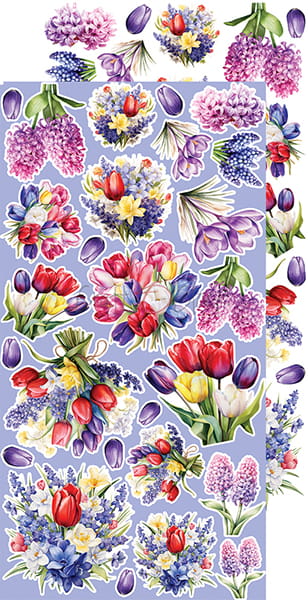 Craft O'Clock - Tulip Love - Extras Set - Flowers