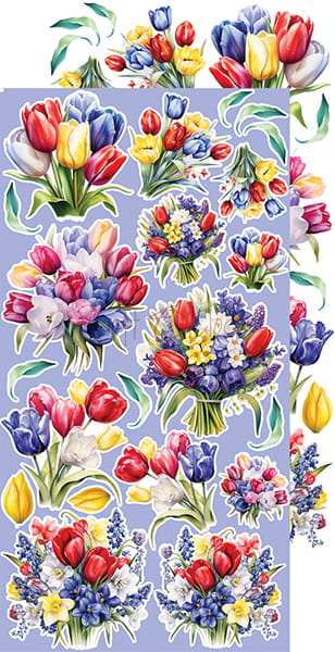 Craft O'Clock - Tulip Love - Extras Set - Flowers