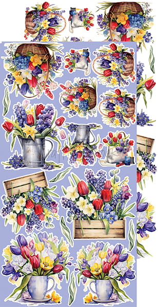 Craft O'Clock - Tulip Love - Extras Set - Flowers