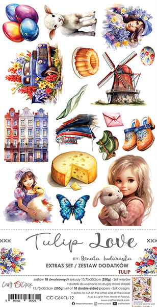 Craft O'Clock - Tulip Love - Extras Set - Tulip