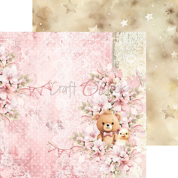 Craft O'Clock - Girl & Curl - Paper Pad - 6x6"