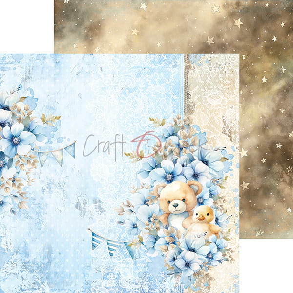 Craft O'Clock - Boy & Toy - Paper Pad - 8x8"