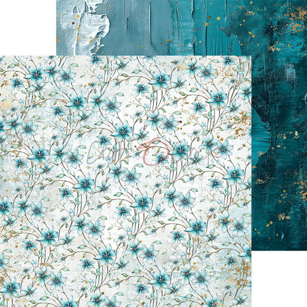 Craft O'Clock - Soulflowers - Paper Pad - 6x6"