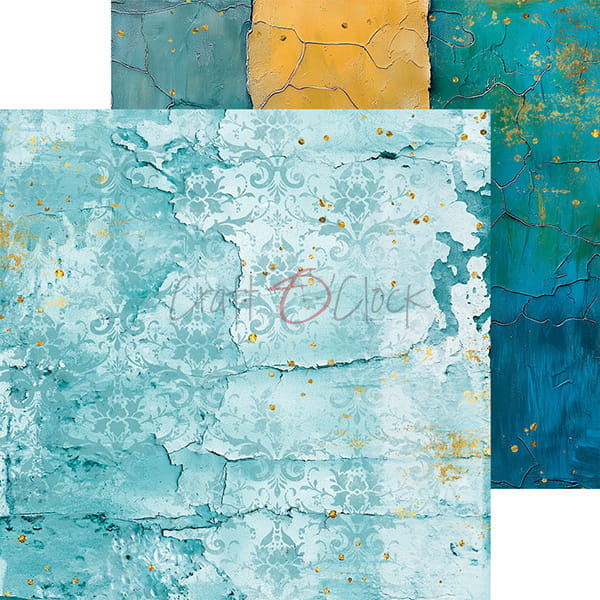 Craft O'Clock - Sunset mood - MIX Paper Pad - 8x8"