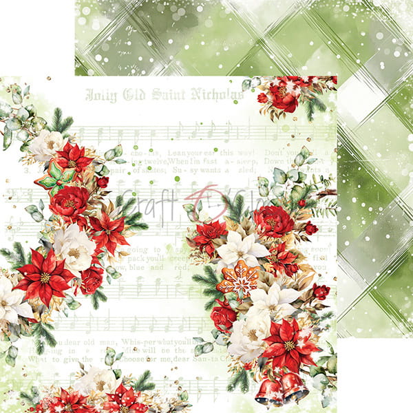 Craft O'Clock - Christmas Everywhere - Paper Pack - 12 x 12"