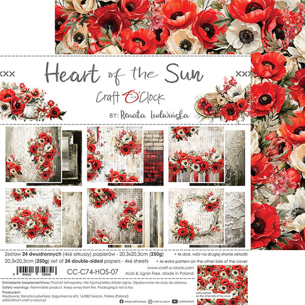 Craft O'Clock - Heart of the sun - Extras Set - MIX - 8x8"