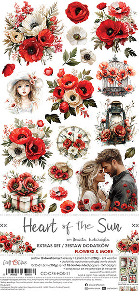 Craft O'Clock - Heart of the sun - Extras Set - Flowers