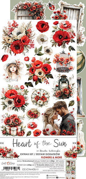 Craft O'Clock - Heart of the sun - Extras Set - Flowers