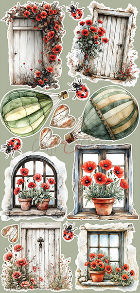 Craft O'Clock - Heart of the sun - Extras Set - Flowers