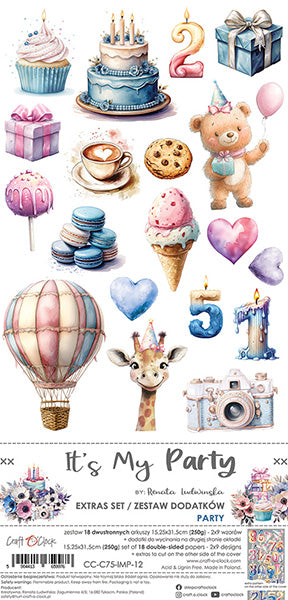 Craft O'Clock - It's my party - Extras Set - Party