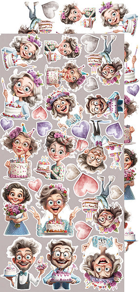 Craft O'Clock - It's my party - Extras Set - Mix